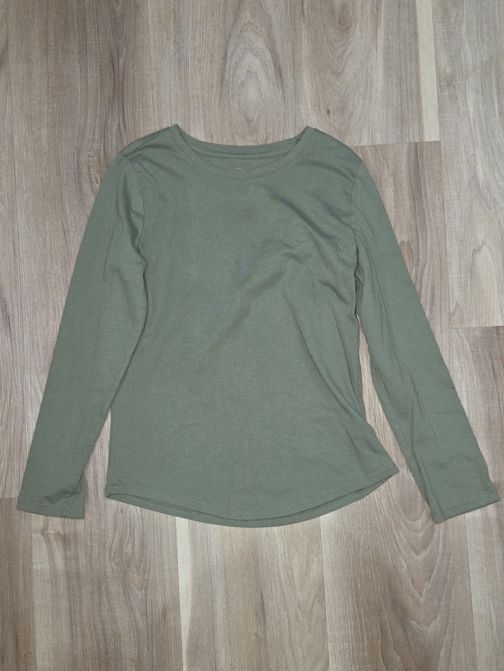 •Wonder Nation• Little Girls Green Long Sleeve Tee
